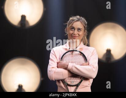 März 8 2022; Indian Wells, CA 2022 BNP Paribas Open Paula Badosa (ESP) Stockfoto