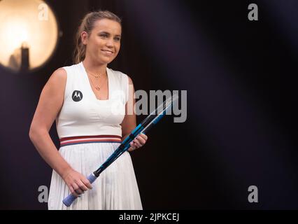 März 8 2022; Indian Wells, CA 2022 BNP Paribas Open Sofia Kenin (USA) Stockfoto