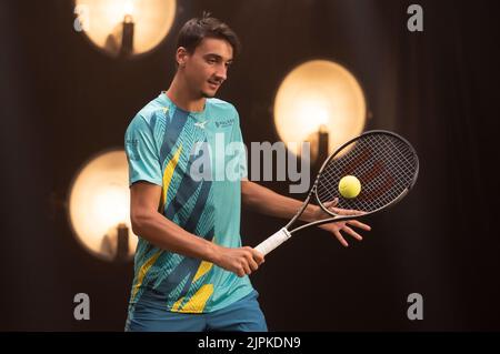 März 8 2022; Indian Wells, CA 2022 BNP Paribas Open Lorenzo Sonego (ITA) Stockfoto