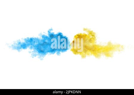 Nationale Farben, stehen mit ukraine, nationale Farbe Stockfoto