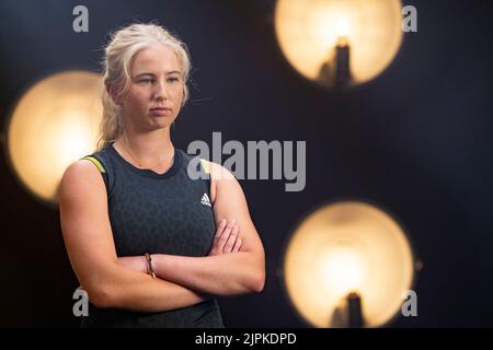 März 8 2022; Indian Wells, CA 2022 BNP Paribas Open Clara Tauson (DEN) Stockfoto