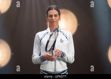 März 8 2022; Indian Wells, CA 2022 BNP Paribas Open Ajla Tomljanovic (CRO) Stockfoto