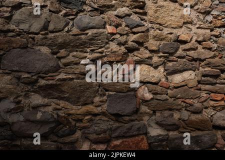 Wand, Mauerwerk, Steinmauer, Wände, Mauerwerk, Steinmauern Stockfoto