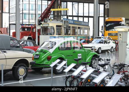 Verkehrszentrum des Deutschen Museums in München, Bayern, Deutschland - Verkehrszentrum des Deutschen Museums in München, Bayern, Deutschland Stockfoto