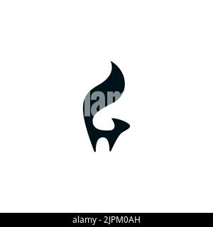 Ein Eichhörnchen Logo Tier Vektor Logotyp Stock Vektor Stock Vektor