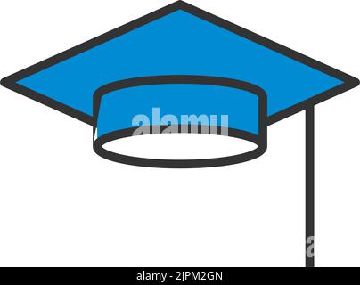 Symbol Für Die Tafel Im Klassenzimmer. Editierbare Fett Formatigte Kontur Mit Farbfüllungsdesign. Vektorgrafik. Stock Vektor