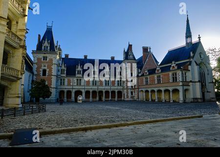 Frankreich, Loir-et-Cher (41), Loire-Tal, UNESCO-Weltkulturerbe, Blois, Schloss Blois Stockfoto