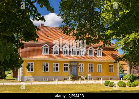 Schloss gut Wotersen in Roseburg Schleswig-Holstein in Deutschland als Filmset für einige deutsche Filme verwendet Stockfoto