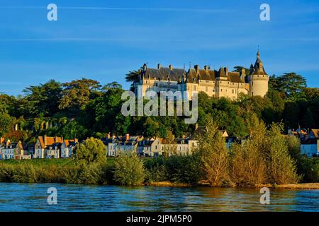 Frankreich, Indre-et-Loire (37), Loire-Tal, das von der UNESCO zum Weltkulturerbe erklärt wurde, Chaumont-sur-Loire, Schloss Chaumont-sur-Loire Stockfoto