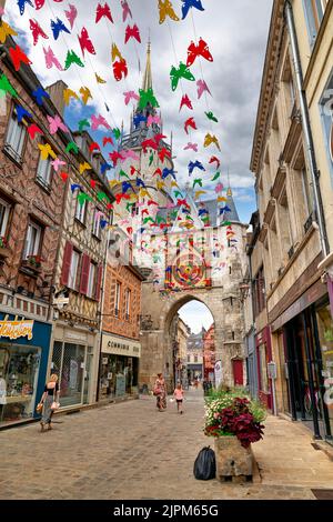 Auxerre Bourgogne Frankreich. Die astronomische Uhr Stockfoto