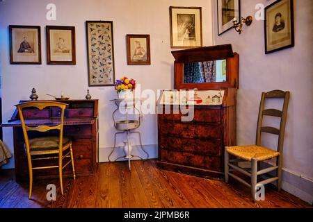 Frankreich, Indre (36), Creuse Tal, Gargilesse-Dampierre, die schönsten Dörfer Frankreichs, George Sand Haus Stockfoto