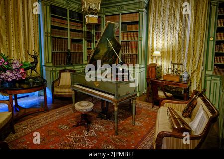 Frankreich, Loir-et-Cher (41), Cheverny, Loire-Tal, UNESCO-Weltkulturerbe, Schlösser im Loire-Tal, Schloss Cheverny Stockfoto