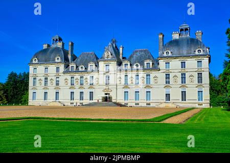 Frankreich, Loir-et-Cher (41), Cheverny, Loire-Tal, UNESCO-Weltkulturerbe, Schlösser im Loire-Tal, Schloss Cheverny Stockfoto