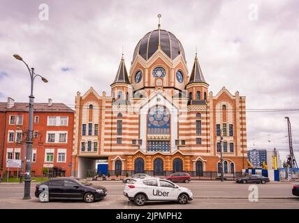 Synagoge in Königsberg, Russland Stockfoto