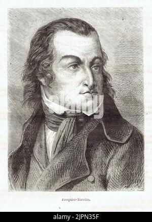 Antoine Quentin Fouquier de Tinville, dit Antoine Fouquier-Tinville. homme de loi, Accusator public du Tribunal révolutionnaire Stockfoto