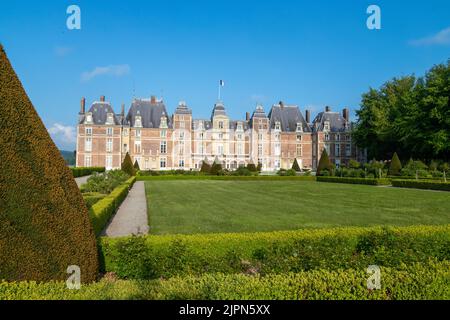 Frankreich, seine Maritime, EU, das Renaissance-Schloss mit seinem Park // Frankreich, seine-Maritime (76), EU, le château Renaissance avec son Park Stockfoto