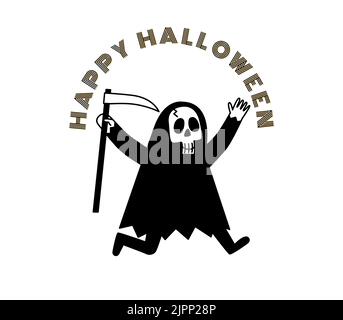 Fröhliches Halloween-Design. Happy Halloween Tag Hintergrund Stockfoto