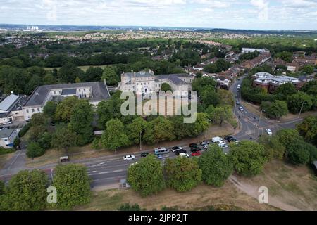 Repton Park Woodford Green East London UK Drohne Luftaufnahme Stockfoto