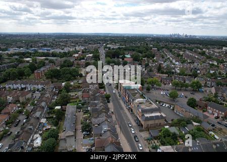 Woodford East London Luftaufnahme Stockfoto