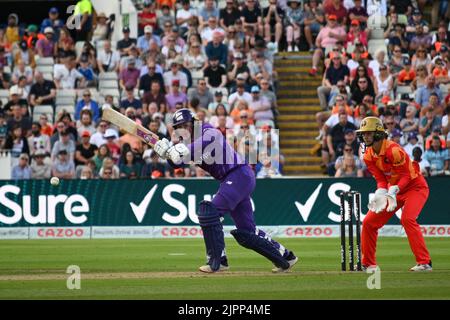 Birmingham, Großbritannien. 19. August 2022. Birmingham, 19. 2022. August während der Hundert Birmingham Phoenix vs Northern Super Chargers - Double Bill Women & Men Games (Karl W Newton/SPP) Credit: SPP Sport Press Photo. /Alamy Live News Stockfoto