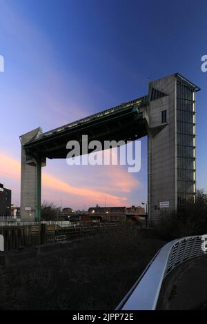 Der Fluss Hull Gezeitenflutwehr, Kingston-upon-Hull, East Riding of Yorkshire, Humberside, England, Großbritannien Stockfoto