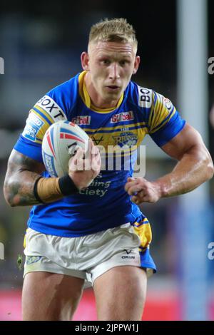 Leeds, Großbritannien. 19. August 2022. Headingley Stadium, Leeds, West Yorkshire, 19.. August 2022. Betfred Super League Leeds Rhinos / Warrington Wolves Mikolaj Oledzki von Leeds Rhinos Credit: Touchlinepics/Alamy Live News Stockfoto