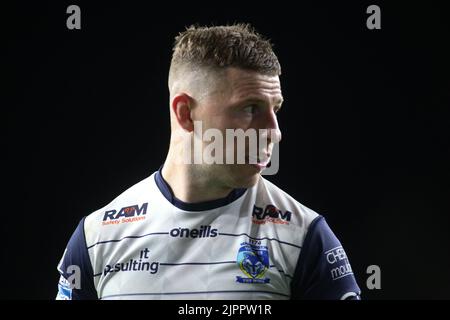 Leeds, Großbritannien. 19. August 2022. Headingley Stadium, Leeds, West Yorkshire, 19.. August 2022. Betfred Super League Leeds Rhinos gegen Warrington Wolves George Williams von Warrington Wolves. Kredit: Touchlinepics/Alamy Live Nachrichten Stockfoto