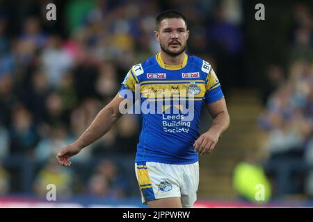 Leeds, Großbritannien. 19. August 2022. Headingley Stadium, Leeds, West Yorkshire, 19.. August 2022. Betfred Super League Leeds Rhinos V Warrington Wolves James Bentley of Leeds Rhinos Credit: Touchlinepics/Alamy Live News Stockfoto