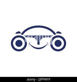 Automobil-Emblem, MIETEN Sie Ein AUTO-Logo Stock Vektor