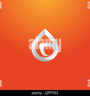 Tankstelle modernes Logo Symbol Symbol Vektor Stock Vektor