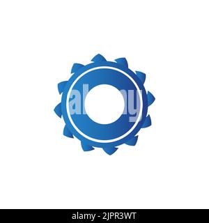 Gear Logo Vorlage Vektor Symbol Illustration Design Stock Vektor