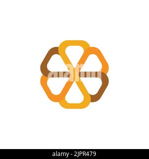 Logo der modernen Pizzabäckerei, Logo des italienischen Restaurants Stock Vektor