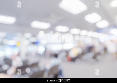 Abstrakte Blur Flughafen Innenraum für backgounrd Stockfoto