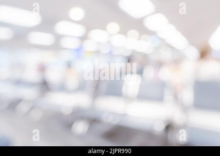 Abstrakte Blur Flughafen Innenraum für backgounrd Stockfoto