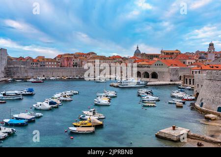 Dubrovnik Altstadt Stadtbild in Kroatien Stockfoto