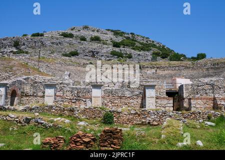 Philippi archäologische Stätte, Mazedonien, Nordostgriechenland Stockfoto