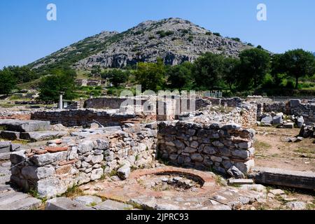 Philippi archäologische Stätte, Mazedonien, Nordostgriechenland Stockfoto