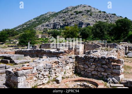 Philippi archäologische Stätte, Mazedonien, Nordostgriechenland Stockfoto