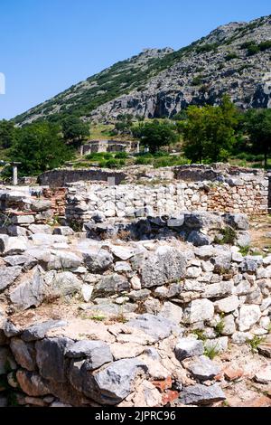 Philippi archäologische Stätte, Mazedonien, Nordostgriechenland Stockfoto