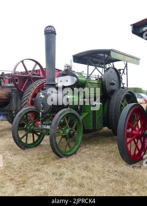 Dampfmaschinen auf einer Landmesse Stockfoto