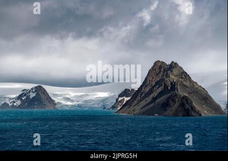 South Shetland Island Gletscherlandschaft Antarktis Stockfoto