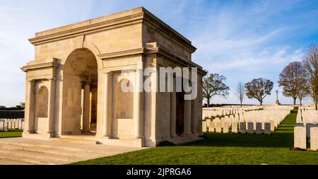 Serre Straße Friedhof Nr. 1, Somme, Frankreich Stockfoto