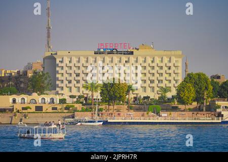 Nile, Iberotel, Luxor, Ägypten Stockfoto