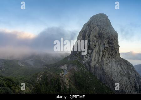 Eine schöne Aussicht auf Mirador de los Roques im Garajonay Nationalpark, La Gomera, Kanarische Inseln Stockfoto