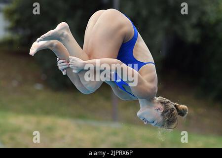 Helle Tuxen während der Schwimmeuropameisterschaften in Rom 2022. Rom, 19.. August 2022 Photographer01 Stockfoto