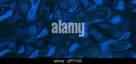 Ein glänzend blauer Hintergrund mit schönen Stockfoto