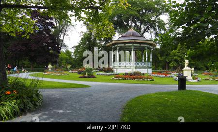 Halifax Public Gardens im Sommer. Stockfoto