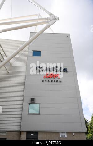 Swansea, Großbritannien. 20. August 2022. Gesamtansicht des Stadions Swansea.com, in Swansea, Vereinigtes Königreich am 8/20/2022. (Foto von Mike Jones/News Images/Sipa USA) Quelle: SIPA USA/Alamy Live News Stockfoto