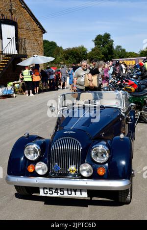 Classic Car Meeting im august Hook Norton Brewery Oxfordshire England 2022 Stockfoto