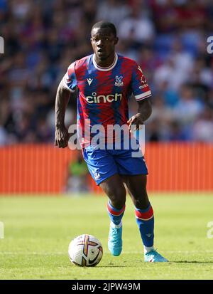 Tyrick Mitchell aus dem Crystal Palace während des Spiels der Premier League im Selhurst Park, London. Bilddatum: Samstag, 20. August 2022. Stockfoto